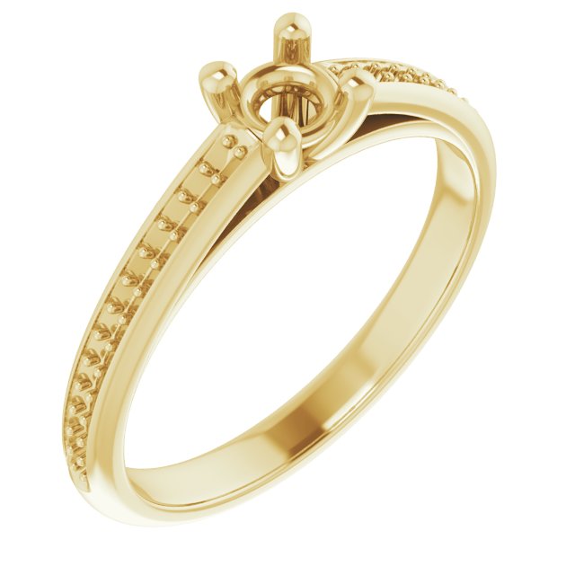 Accented Engagement Ring