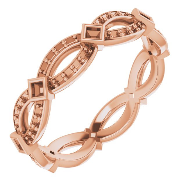 Infinity-Inspired Eternity Band