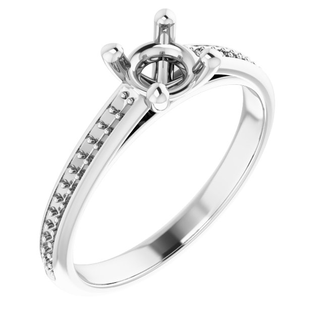 Accented Engagement Ring