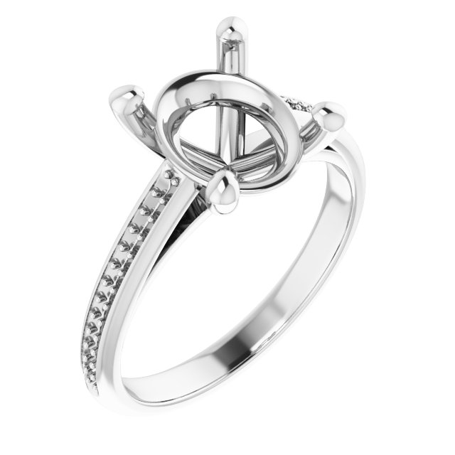 Accented Engagement Ring