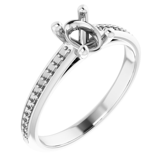 Accented Engagement Ring