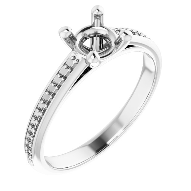 Accented Engagement Ring