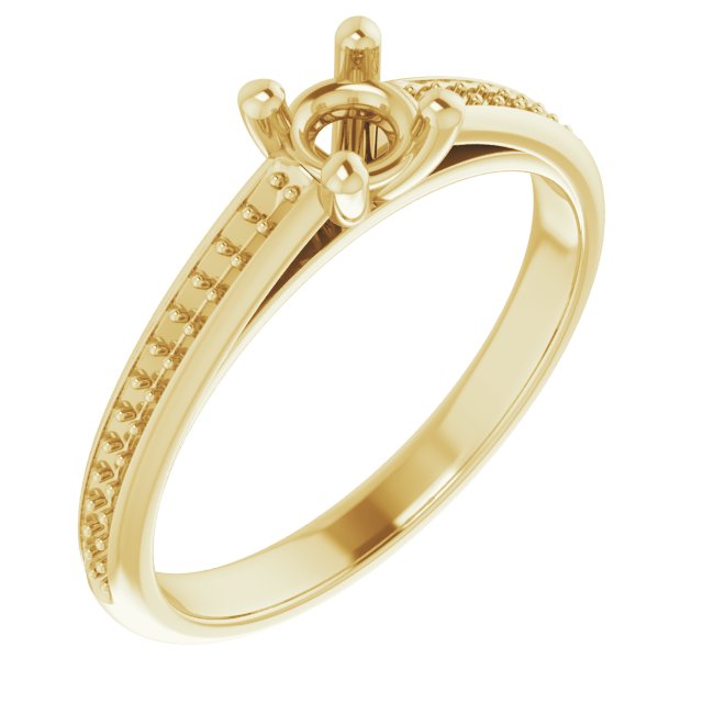 Accented Engagement Ring