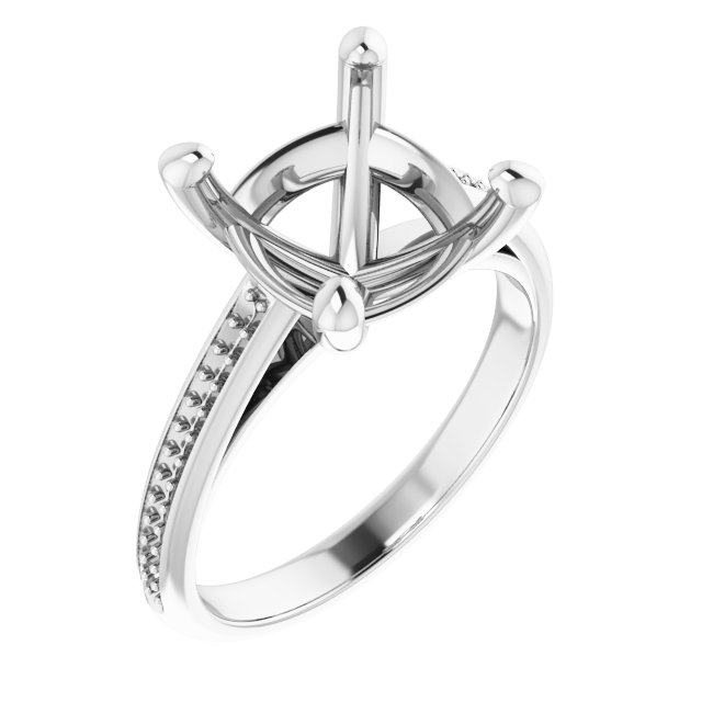 Accented Engagement Ring