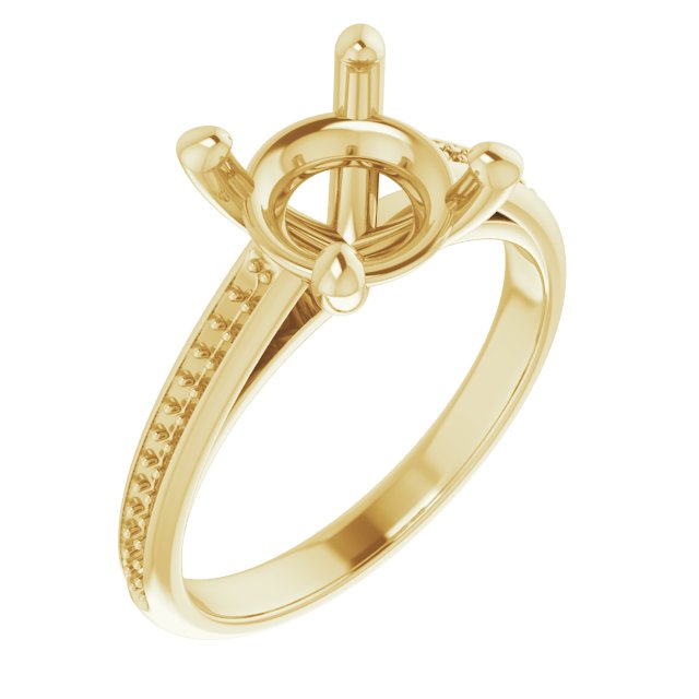 Accented Engagement Ring