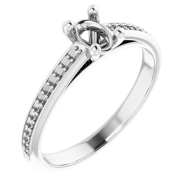 Accented Engagement Ring