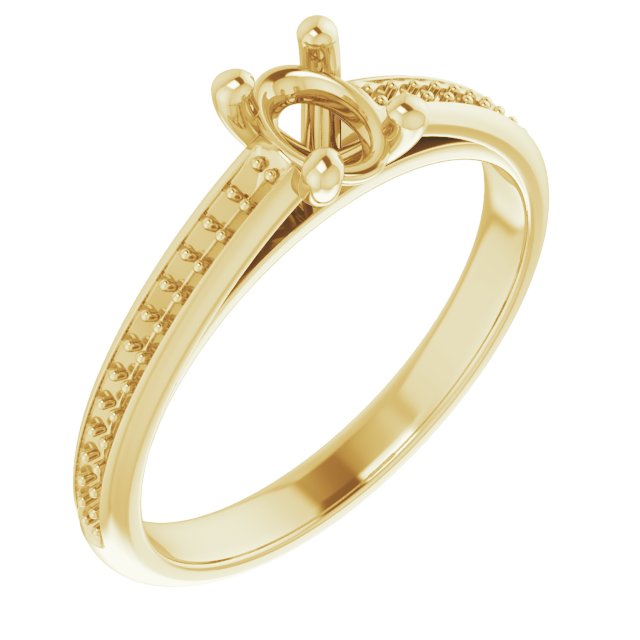 Accented Engagement Ring