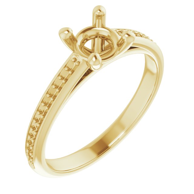 Accented Engagement Ring