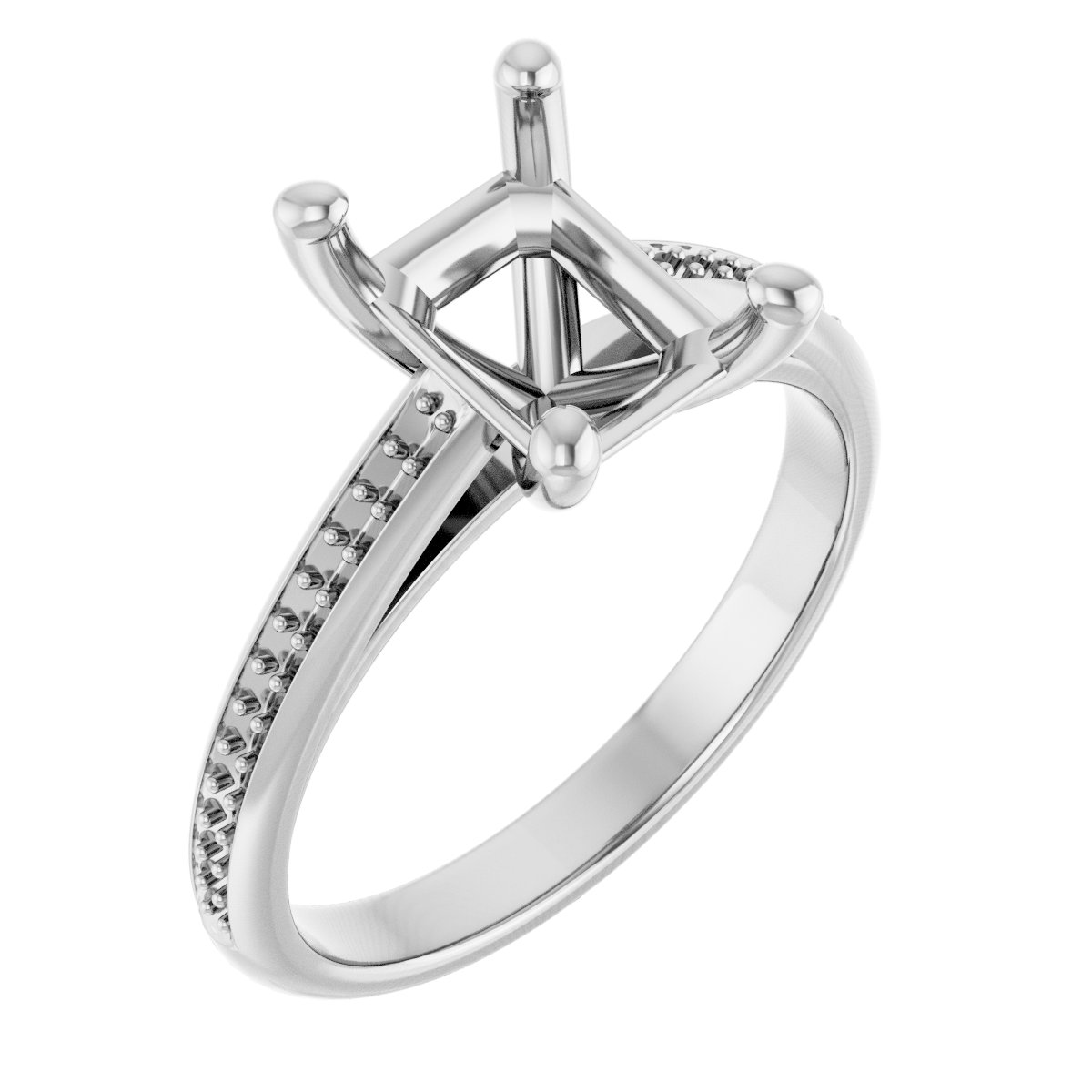 Accented Engagement Ring
