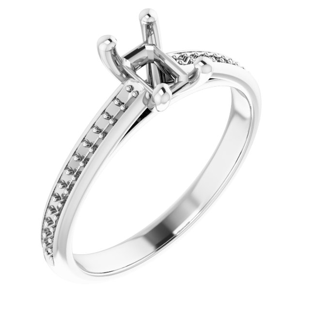 Accented Engagement Ring