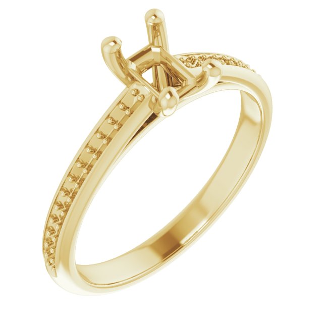 Accented Engagement Ring