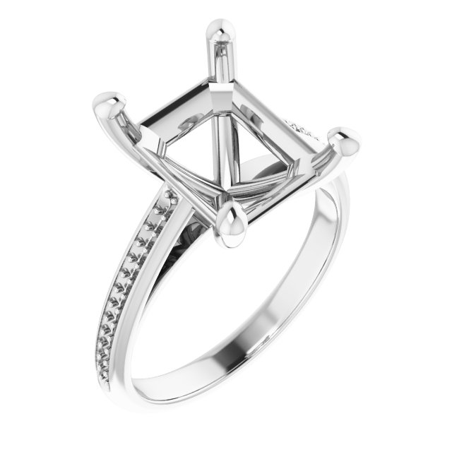 Accented Engagement Ring