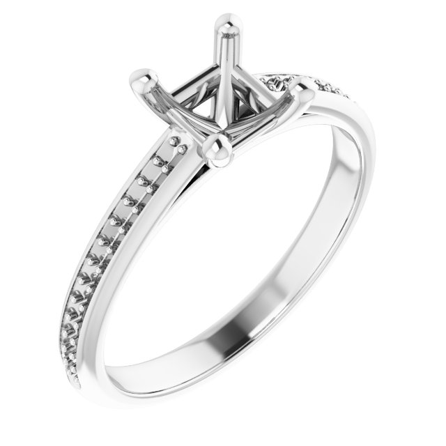 Accented Engagement Ring