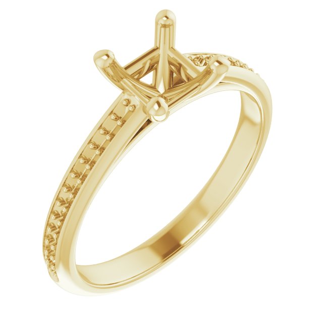 Accented Engagement Ring