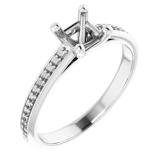 Accented Engagement Ring