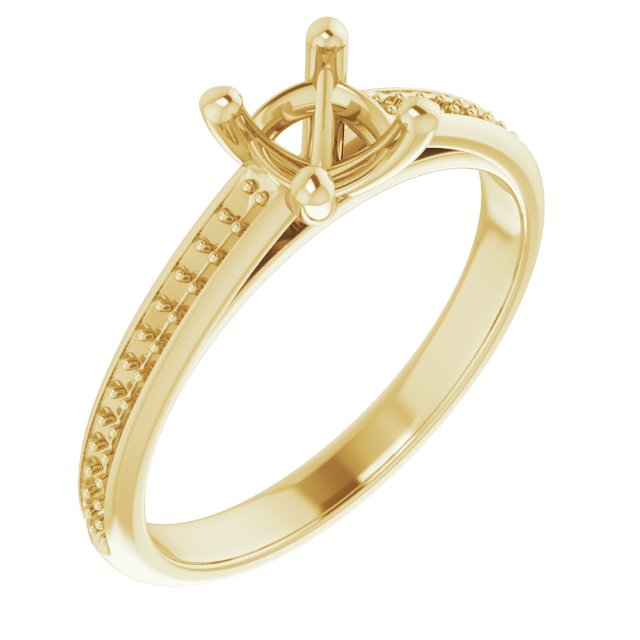 Accented Engagement Ring