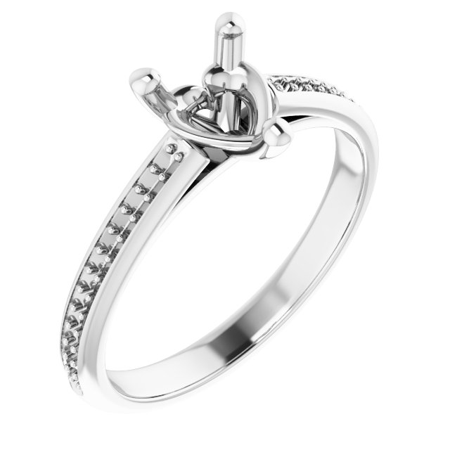 Accented Engagement Ring