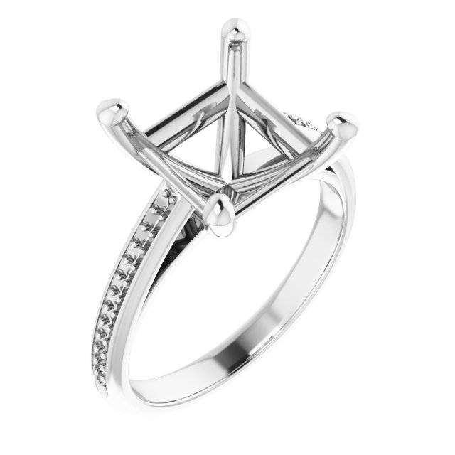 Accented Engagement Ring