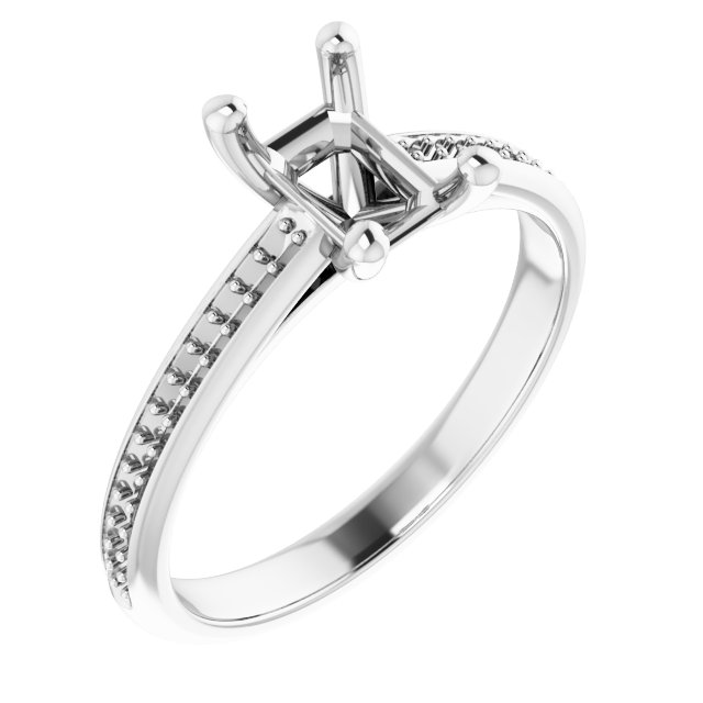 Accented Engagement Ring