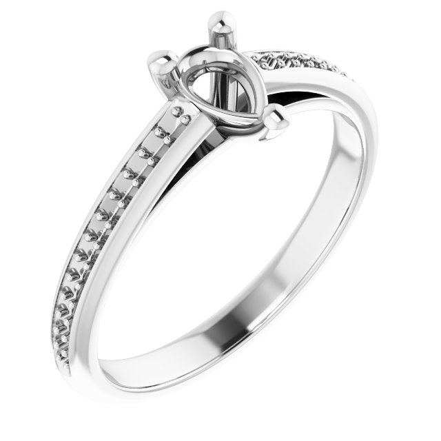Accented Engagement Ring