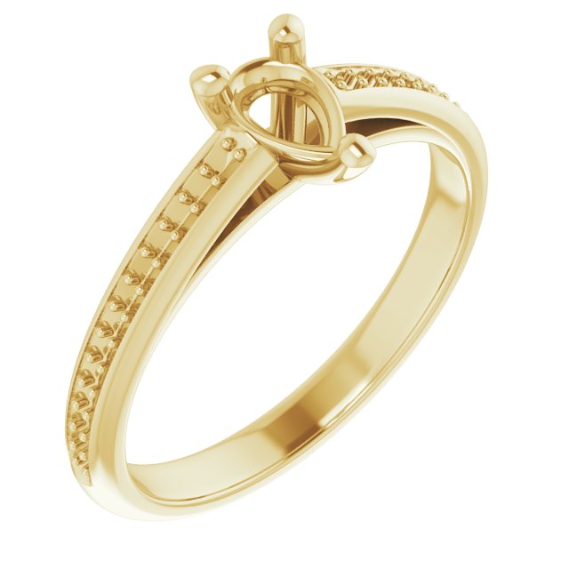 Accented Engagement Ring