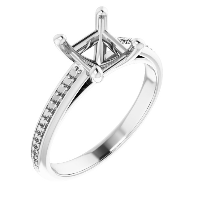 Accented Engagement Ring