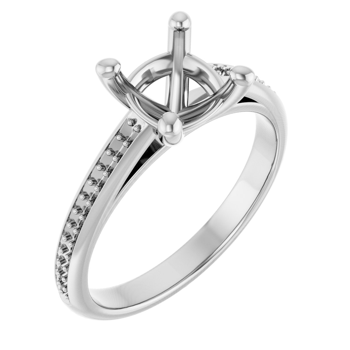 Accented Engagement Ring
