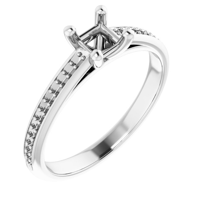 Accented Engagement Ring
