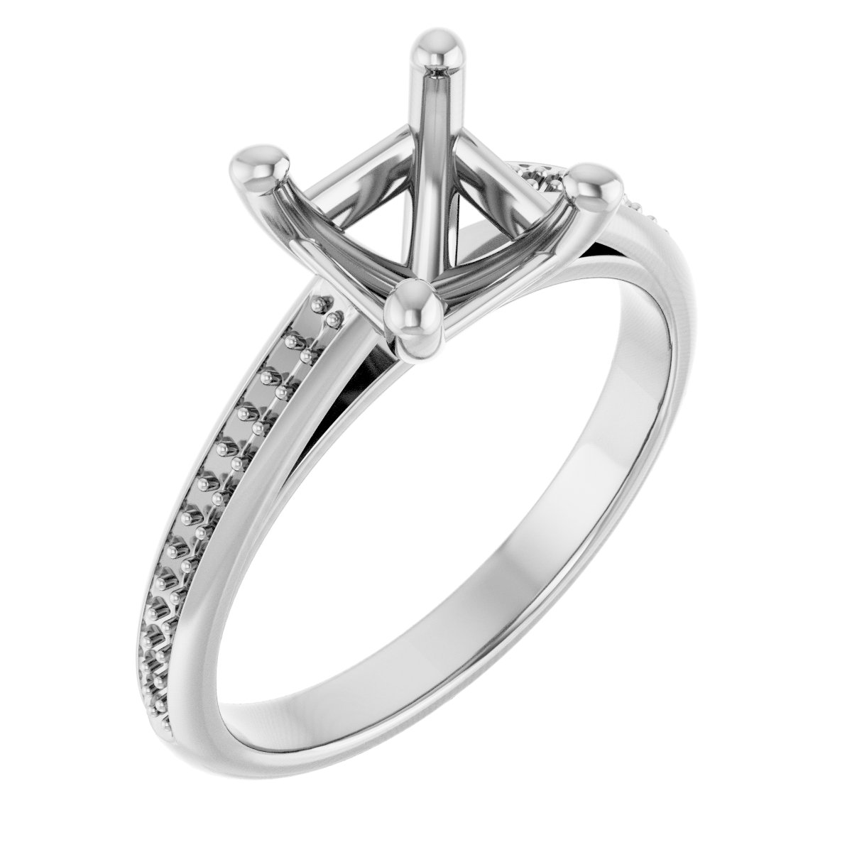 Accented Engagement Ring