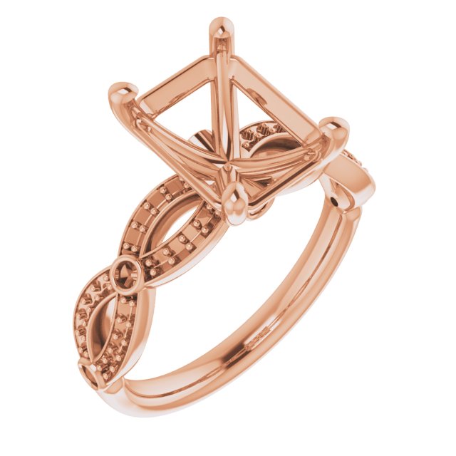 14 K Rose Gold Other Engagement Ring