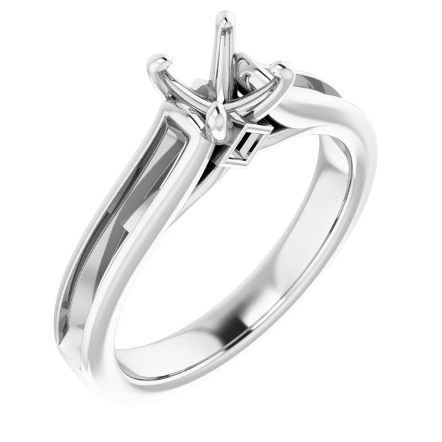 Accented Engagement Ring