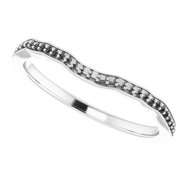 Band Mounting for 10 mm Square Ring view 5