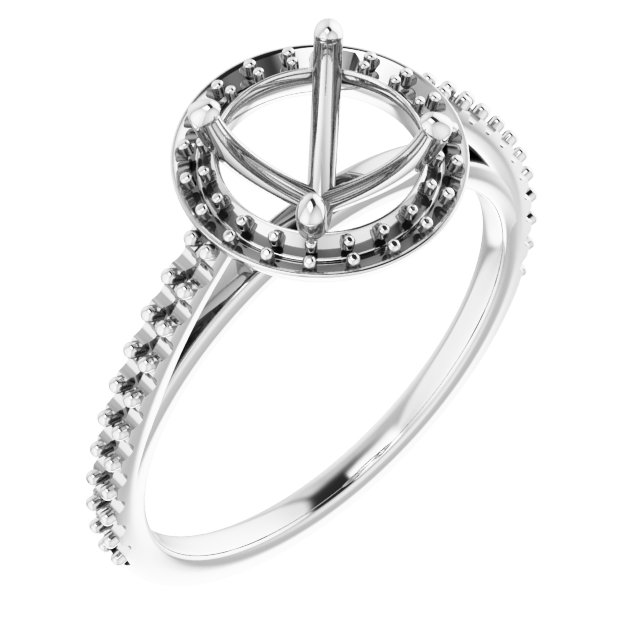 Halo-Style Engagement Ring