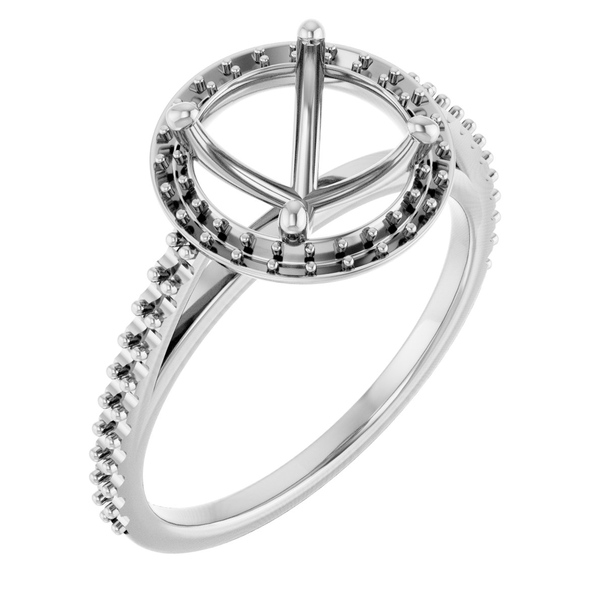 Halo-Style Engagement Ring