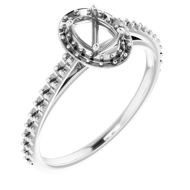 Halo-Style Engagement Ring