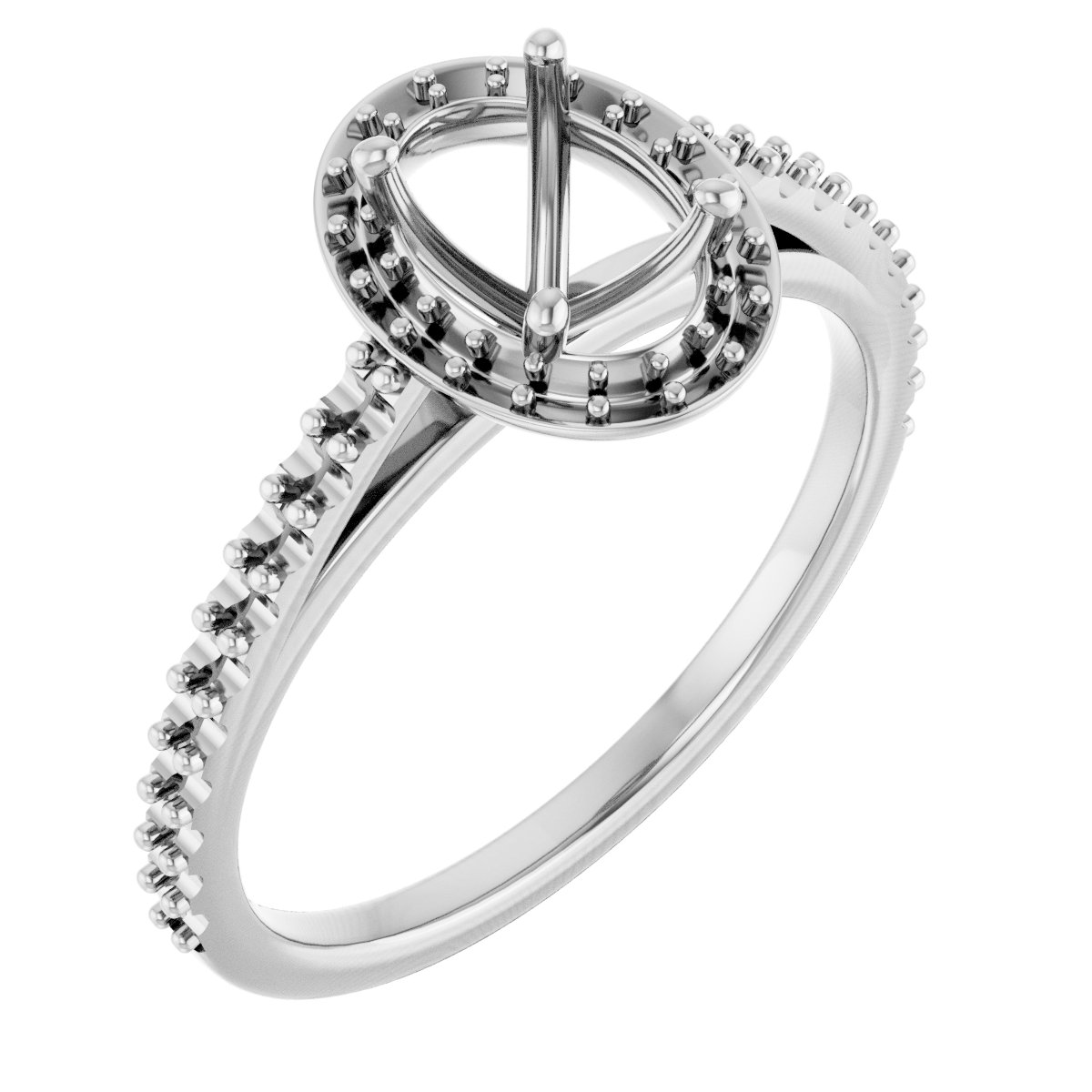 Halo-Style Engagement Ring