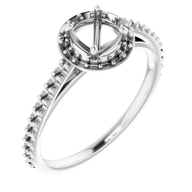 Halo-Style Engagement Ring