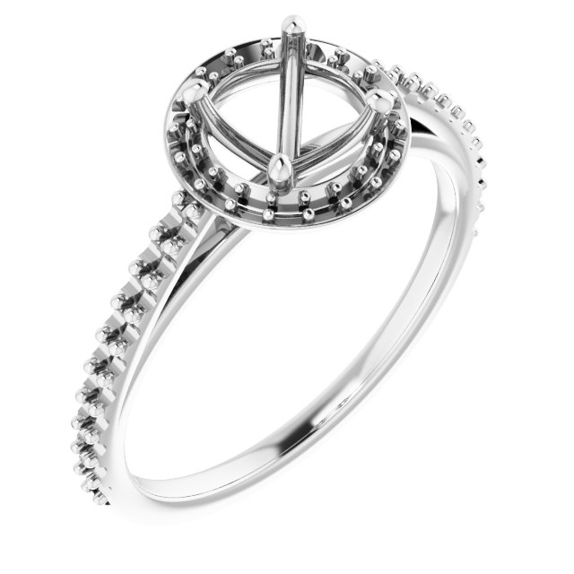 Halo-Style Engagement Ring