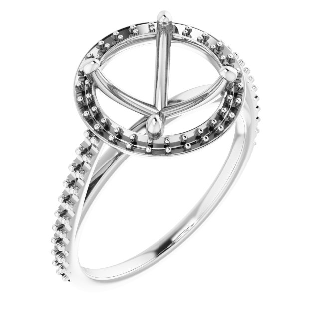 Halo-Style Engagement Ring