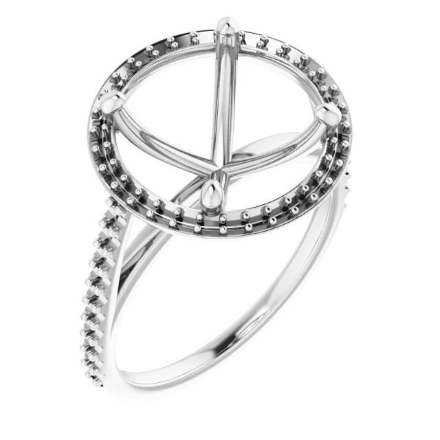 Halo-Style Engagement Ring