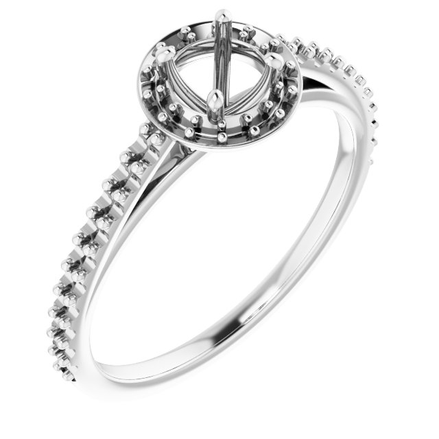 Halo-Style Engagement Ring