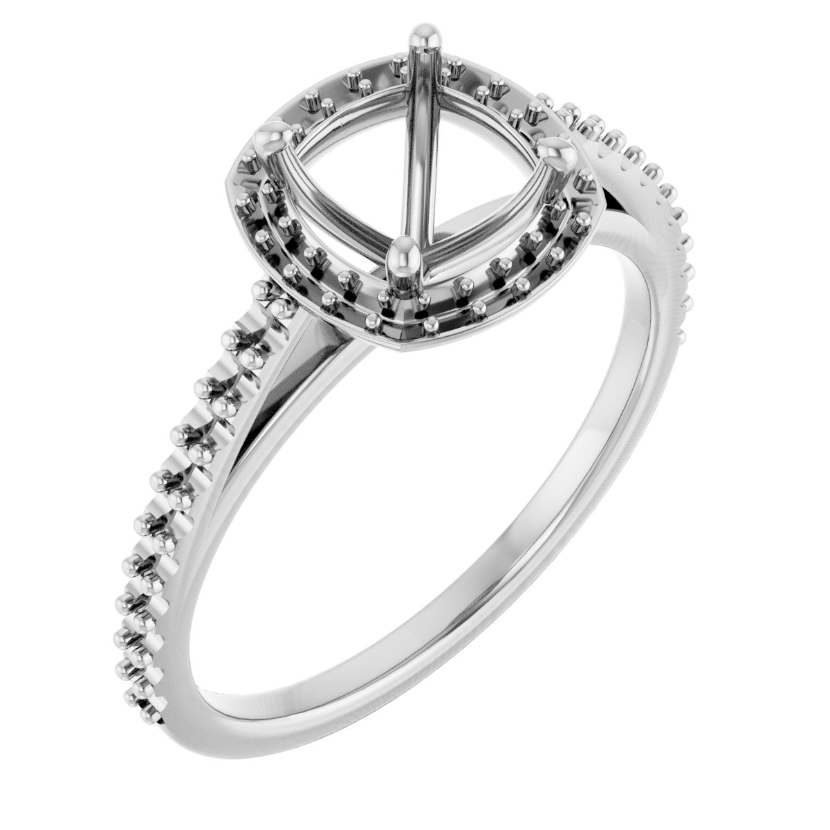 Halo-Style Engagement Ring