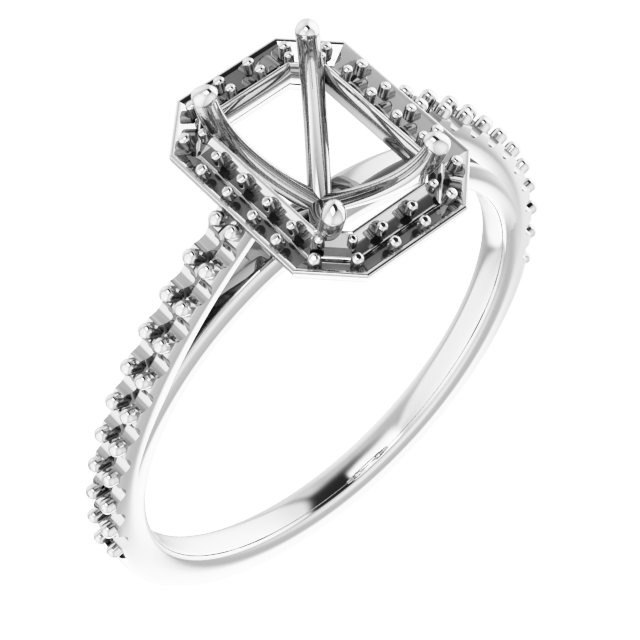 Halo-Style Engagement Ring