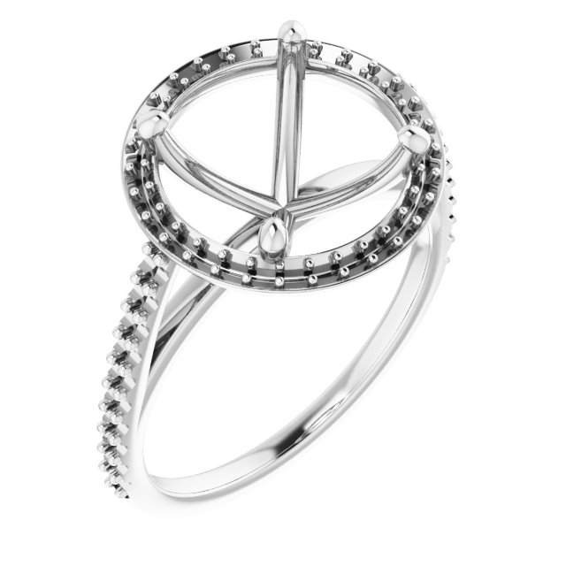 Halo-Style Engagement Ring