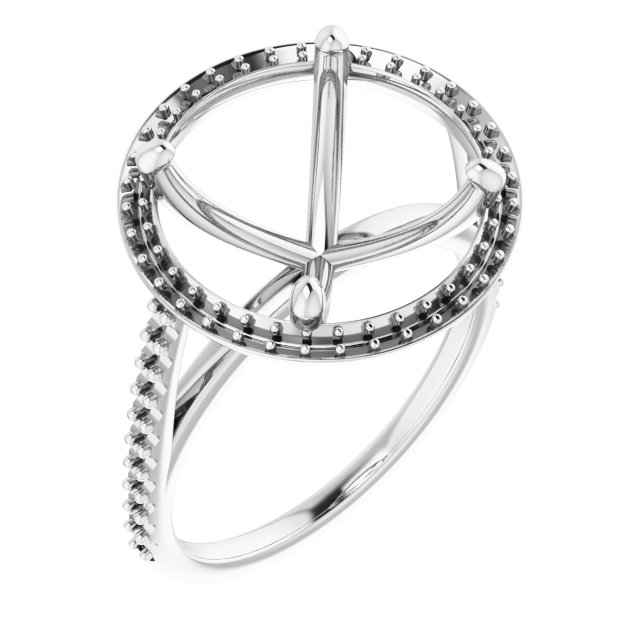 Halo-Style Engagement Ring