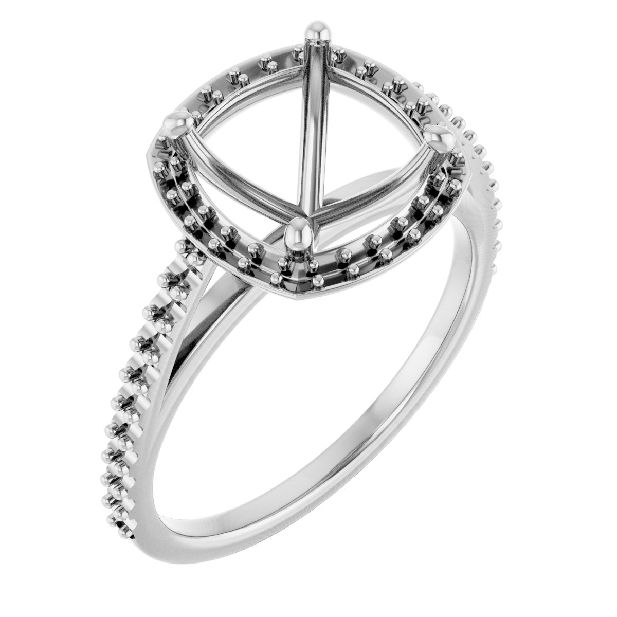 Halo-Style Engagement Ring