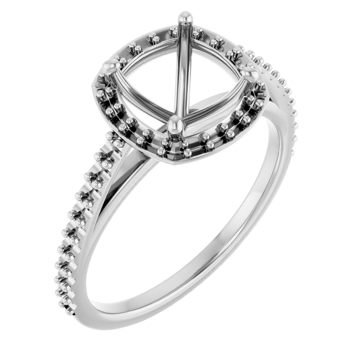 Halo-Style Engagement Ring