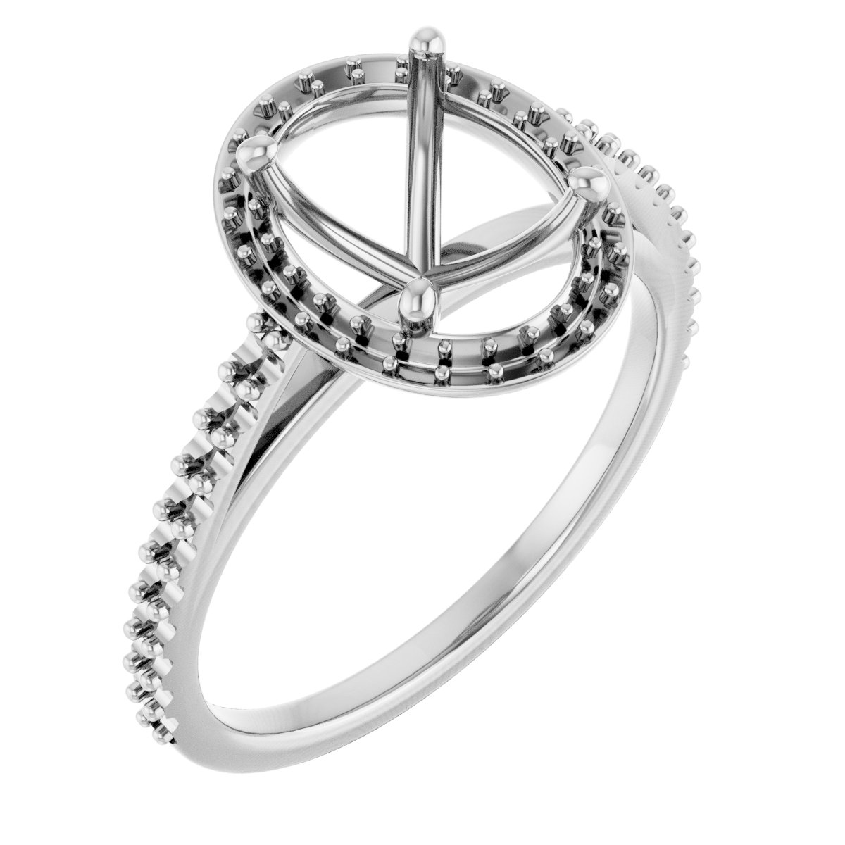 Halo-Style Engagement Ring