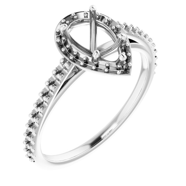 Halo-Style Engagement Ring