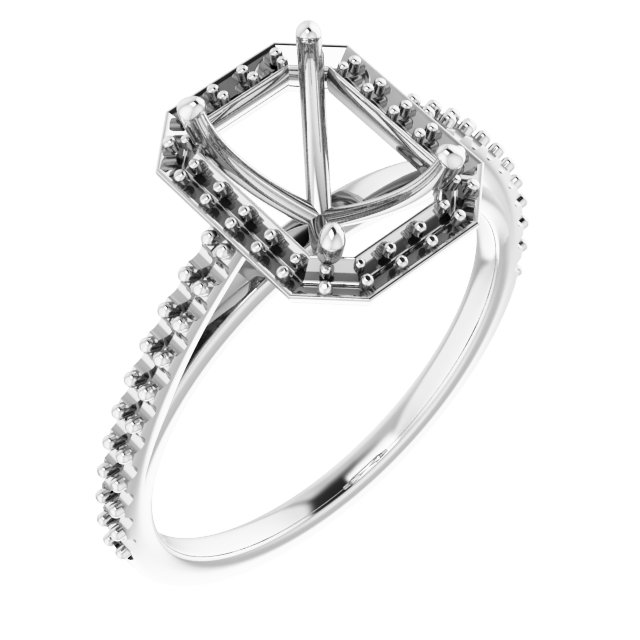 Halo-Style Engagement Ring